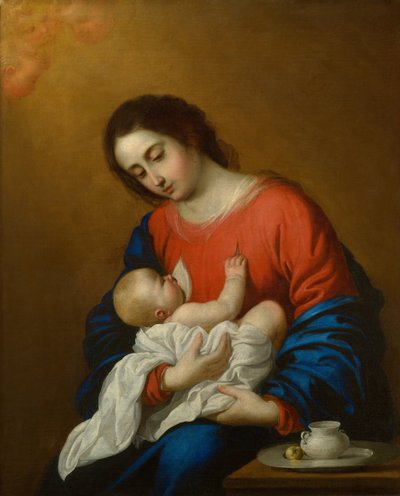 Madonna en Kind door Francisco de Zurbaran